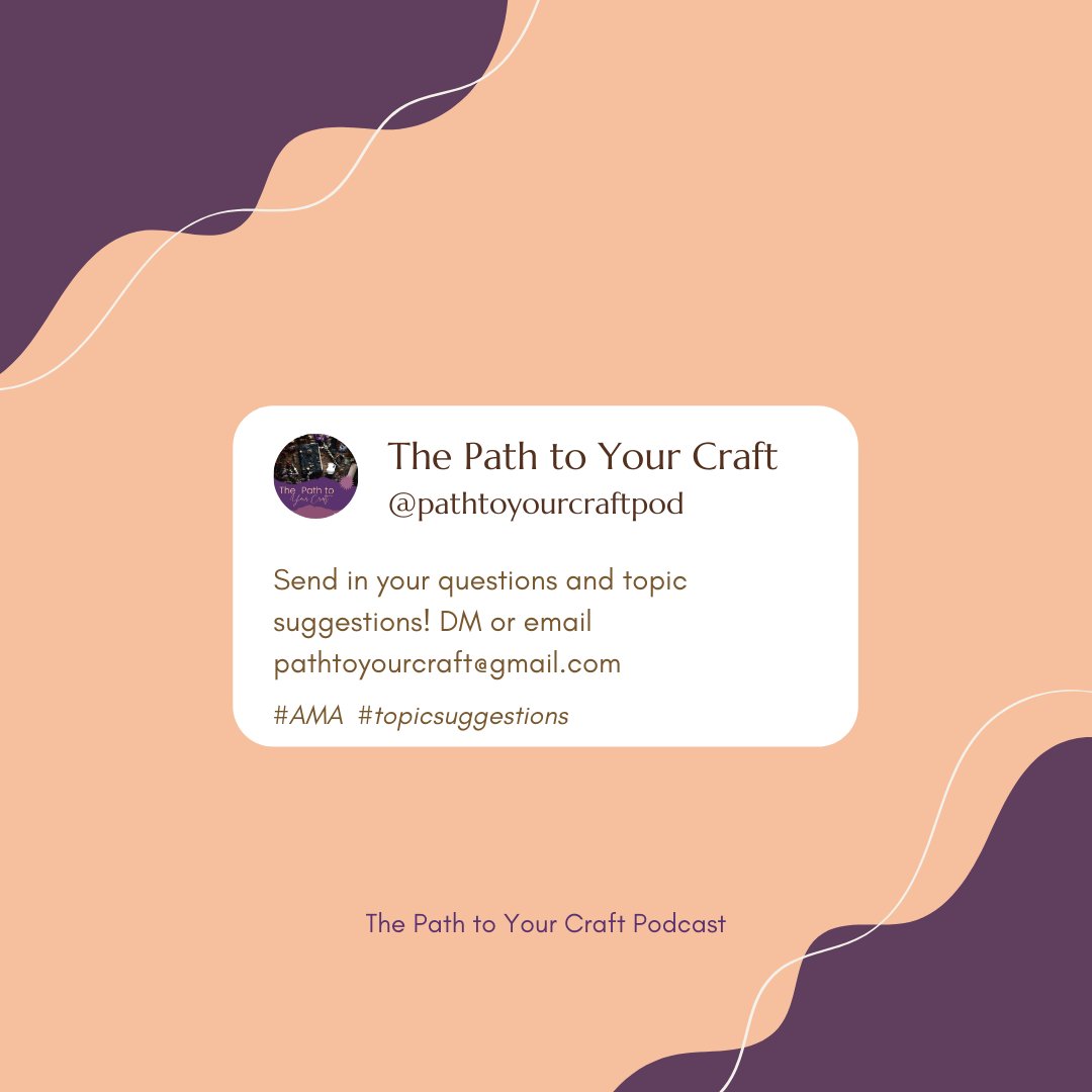 🚨 I want to hear from you! 🚨 Send me your topic suggestions or questions to my DMs or my email! 🌒🌕🌘