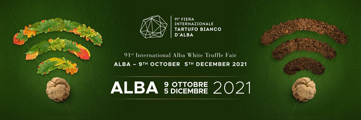 La Fiera Internazionale del Tartufo Bianco d'Alba, dal 9 ottobre al 5 dicembre 2021, sarà connessa con la natura 👉 fieradeltartufo.org #albatruffle