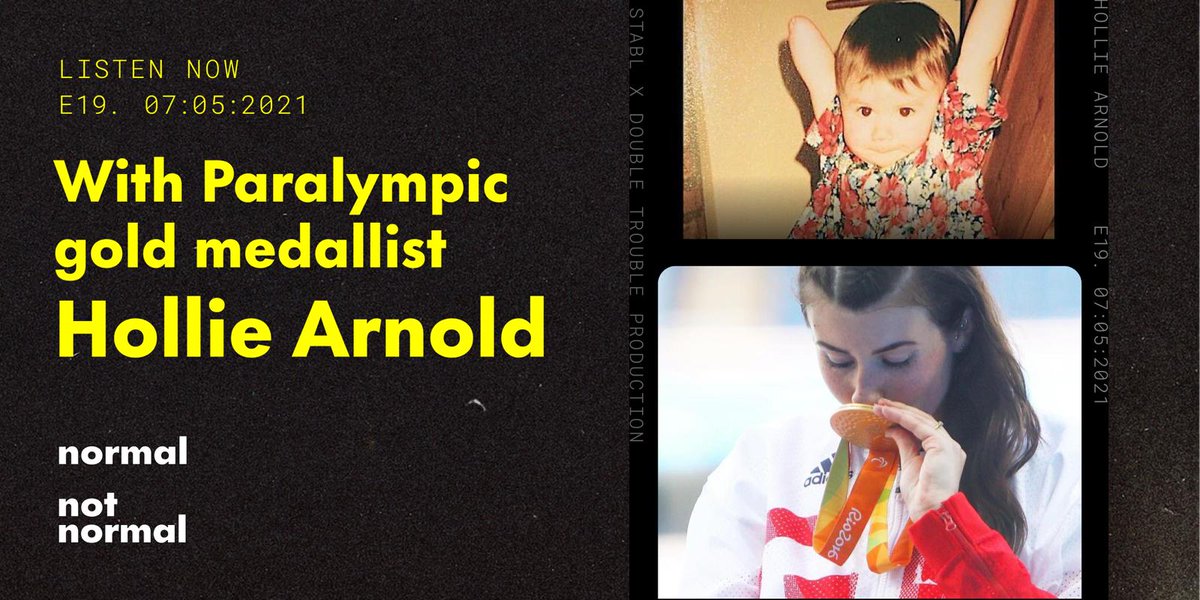 James_Phelps's tweet image. #Normalnotnormal this week we are joined by the record breaking, inspiring ,world and paralympic champ @HollieA2012 . We had a lot of fun and hope you enjoy too. Audio podcast out now wherever younger you podcasts.  YouTube out on Monday. #DidYouKnow
