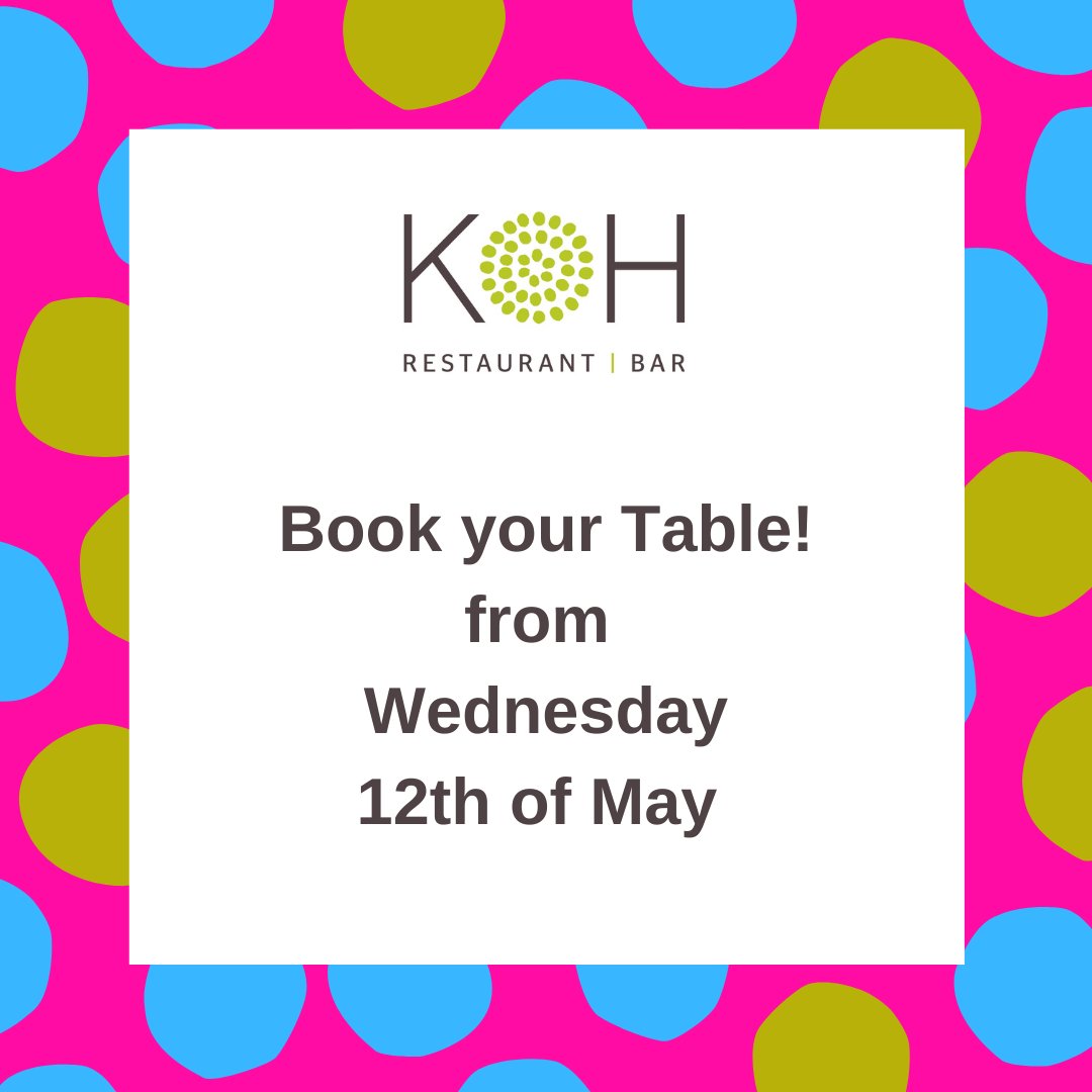 🎉 Our bookings are opening! 🎉

Our bookings open up next Wednesday the 12th from 2-9pm 🙌

If you'd like to book your table for our outdoor dining, beginning the 7th of June, you can give us a call at 018146777!

#reopening #summer2021 #dublinfood