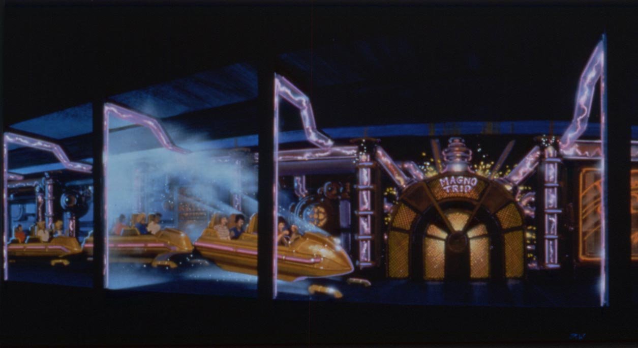 تويتر The Sequoia Gang على تويتر On The Left Concept Art For The Space Mountain Queue In Disneyland Paris Where Waiting Guests Could See The Rockets Re Enter Earth Through The