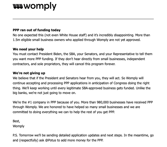 Bad4Line's tweet image. Hey @womply, what's up with this reply regarding your PPP loan? Response looks pretty shoddy. You should investigate these fraudsters. @SBAgov, @FBI and everyone else, take note and take these clowns down, whoever they are.
