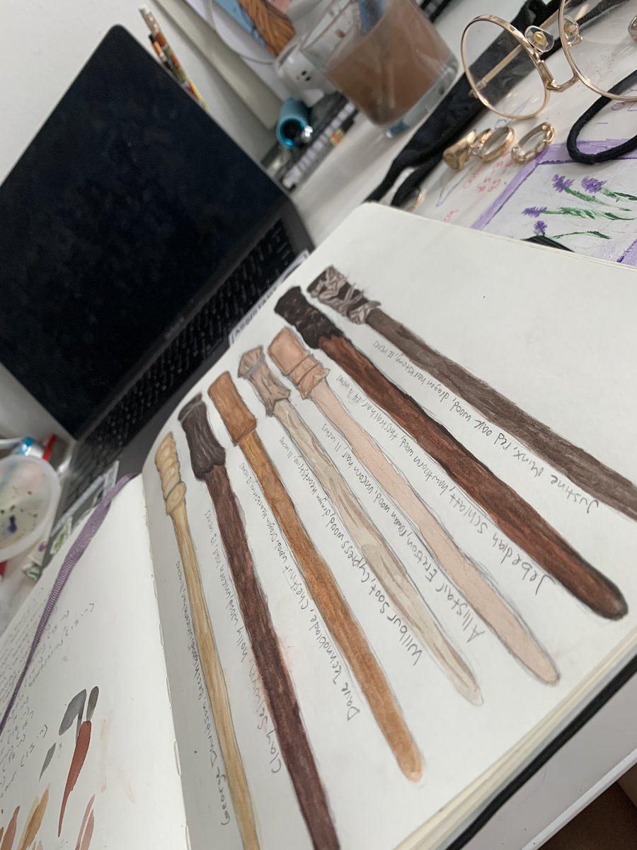 SecretSerotonin's tweet photo. @KangarooKenn @seedlessgrass some wands for the boys
order left to right -> george, dream, techno, wilbur, eret, schlatt, minx #HarryPotter #dsmp #myct #wands #wandlore https://t.co/xeda2Vr9in
