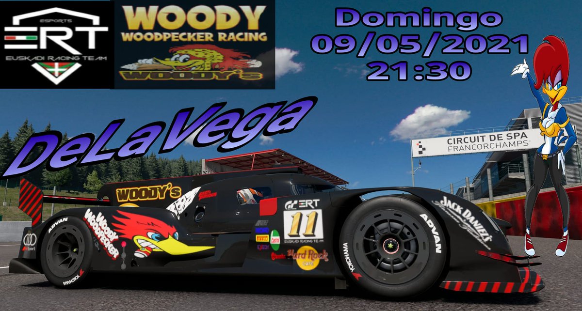 Para el Domingo también tendremos espectáculo con DeLaVega alos mandos de este fantástico Audi R18 al que es imposible cargarle las pilas SUERTE Angelito 💪💪💪💪