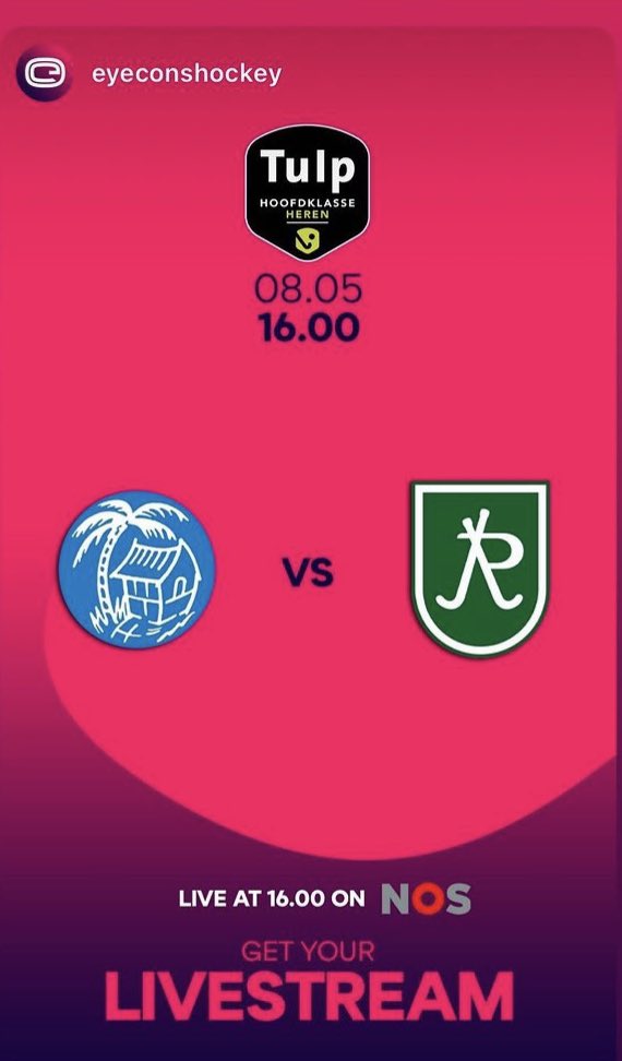 Morgen tweede duel in halve finale #NK #playoffs tegen &amp; bij <a href="/KampongHeren1/">Kampong Heren 1</a>. We moeten aan de bak om een derde duel uit het vuur te slepen. Aanvan 16.00 uur, #live bij <a href="/NOSsport/">NOS Sport</a> op <a href="/NPO1/">NPO 1</a>