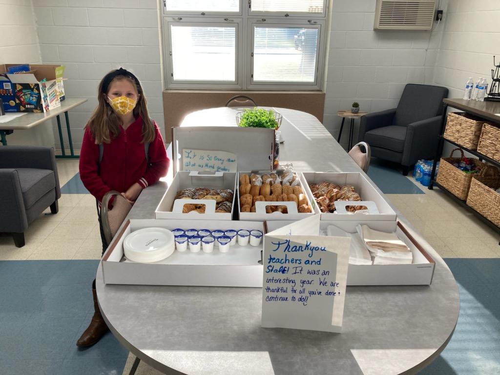 We "schmear" it's teacher appreciation week. Thank you Fairfield for all you do!