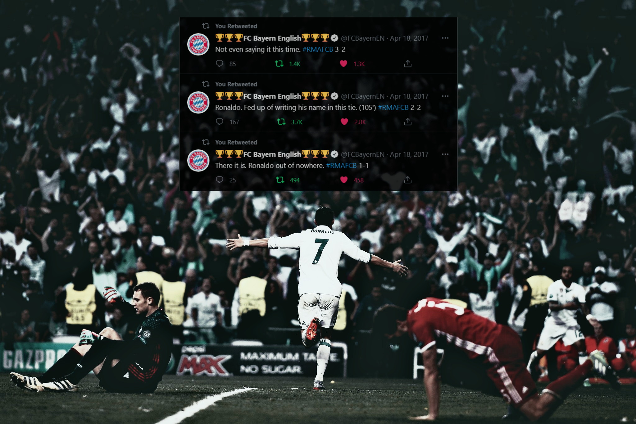 TeamCRonaldo. on Twitter: "Throwback to when Cristiano made the Bayern