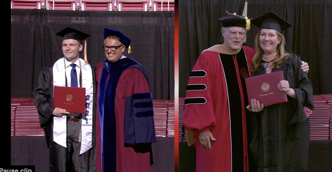 UofUProvost (@uofuprovost) on Twitter photo It is such a joy to see faculty & staff, and celebrate with happy graduates and their families—a wonderful reminder of why we are <a href="/UUtah/">University of Utah</a>.
Ceremonies continue today and tomorrow at <a href="/Rice_Eccles/">Rice-Eccles Stadium</a> Stadium/<a href="/redbuttegarden/">Red Butte Garden</a>. Drop in virtually if you can't go in person. It is such a joy to see faculty & staff, and celebrate with happy graduates and their families—a wonderful reminder of why we are <a href="/UUtah/">University of Utah</a>.
Ceremonies continue today and tomorrow at <a href="/Rice_Eccles/">Rice-Eccles Stadium</a> Stadium/<a href="/redbuttegarden/">Red Butte Garden</a>. Drop in virtually if you can't go in person.