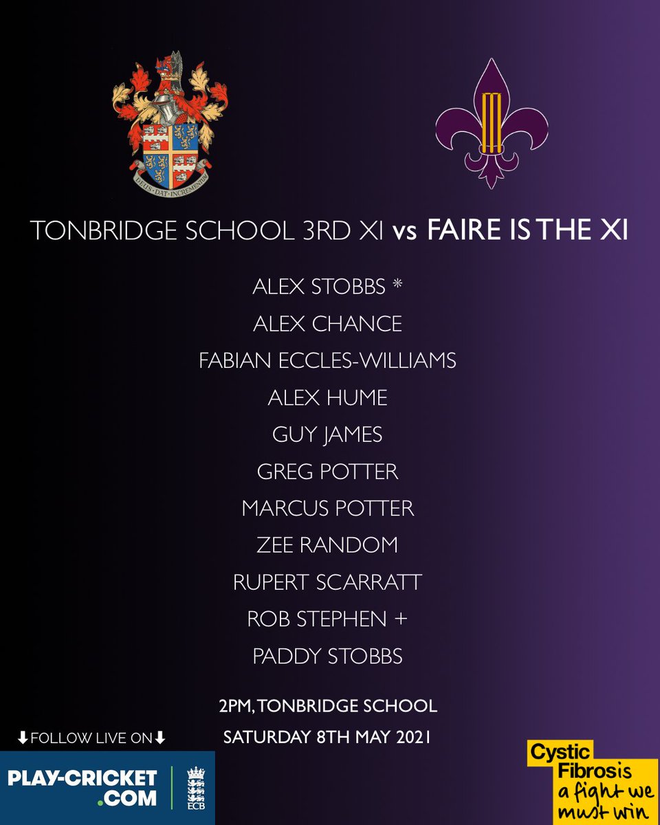MATCHDAY EVE: Praying to Jupiter in the hope that this talent-stacked XI takes to the pitch tomorrow. The record books show the contest level at one game apiece. Surely Faire will dominate in the Weald? #cricket #singing music #choristers #EliteSport