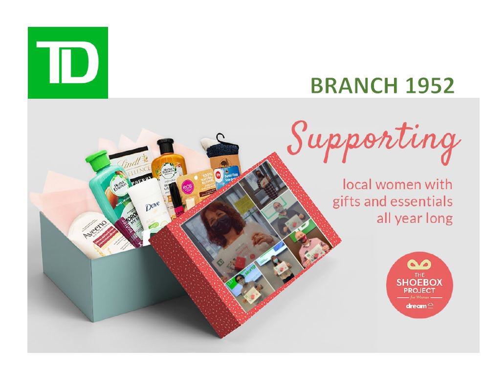 Gabe Alphonso (@alphog_gabe) on Twitter photo TD Branch 1952 Yonge & Bedford Park Toronto is supporting local women through the 2021 virtual Shoebox Project! Happy Mother’s Day! #METROWIL <a href="/monicalee_TD/">Monica Yoona Lee</a> <a href="/FinucciDiana/">Diana Finucci</a> <a href="/maxleclerc_TD/">Max Leclerc</a> <a href="/MushtakN_TD/">Mushtak Najarali</a> TD Branch 1952 Yonge & Bedford Park Toronto is supporting local women through the 2021 virtual Shoebox Project! Happy Mother’s Day! #METROWIL <a href="/monicalee_TD/">Monica Yoona Lee</a> <a href="/FinucciDiana/">Diana Finucci</a> <a href="/maxleclerc_TD/">Max Leclerc</a> <a href="/MushtakN_TD/">Mushtak Najarali</a>
