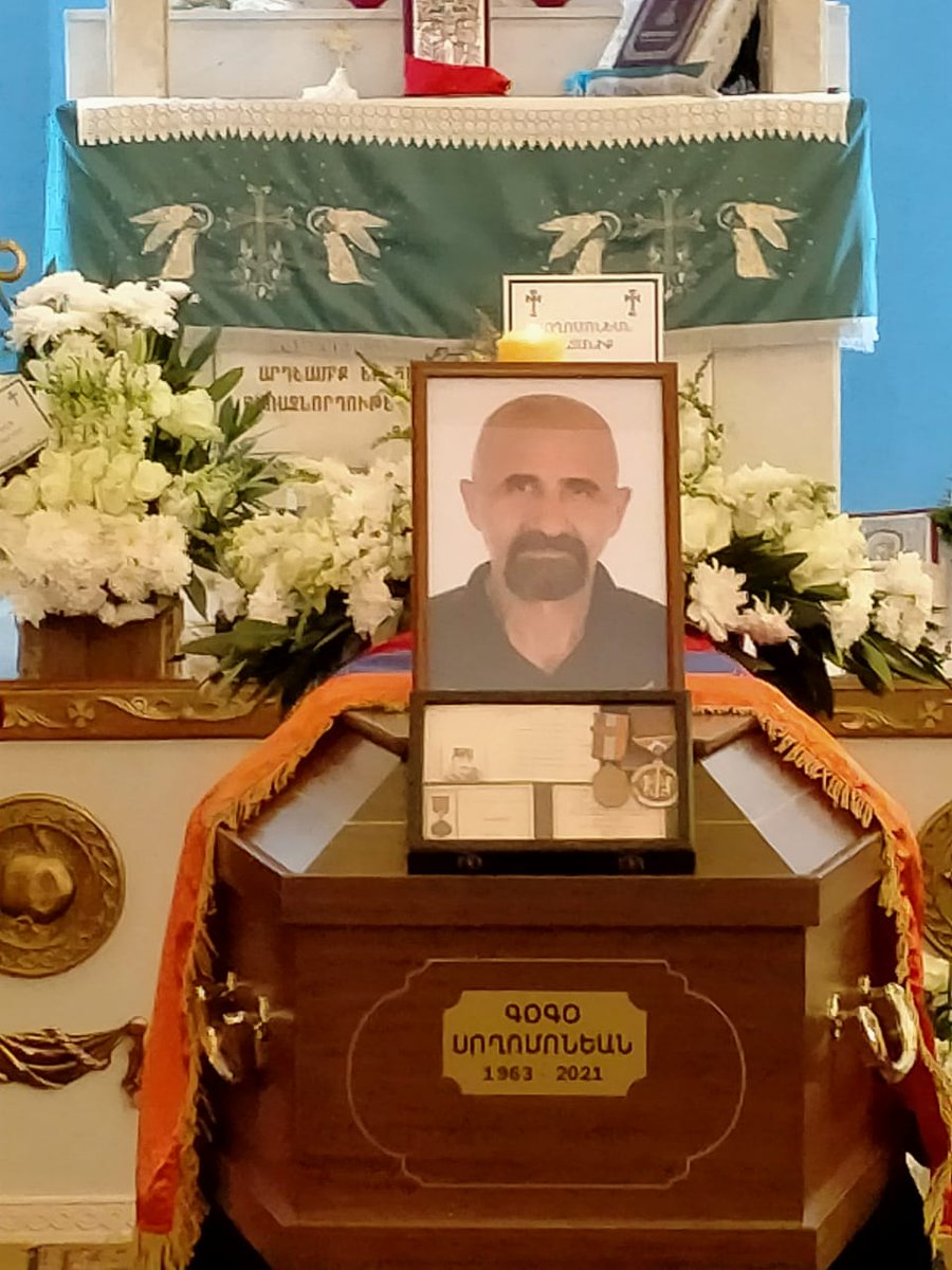 Today we lost a good friend in our neighborhood,  #Hayashen. Koko Soghomian, or known as "Peshod Vozni" was a war veteran who volunteered to fight in the First  #Artsakh war in 1992, especially in the liberation of  #Shushi. Hayashen will not be the same as before and we will be +