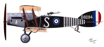 Their aircraft, the Bristol F.2b, was a two-seat fighter that has been described as "arguably the greatest combat machine of the air war." It had a poor debut in mid-1917 but when pilots learned to fly it like a fighter, not a two seater, it came into its own. 3/22