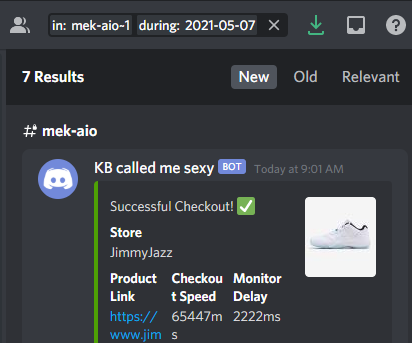 _AD8008's tweet image. Some Shopify success from today. 3 from Undefeated, 2 from DTLR, 2 from Jimmy Jazz.
@MEKRobotics 
@CSBotters