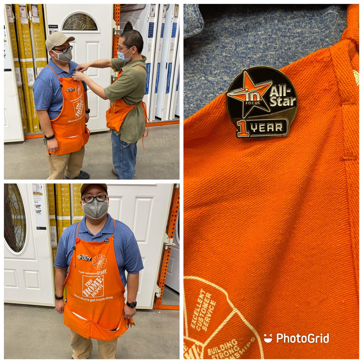 It must be an awesome feeling to be the InFocus Captain at your store and be able to pin your brother with a 1yr InFocus All Star Pin!! Great job Gents making safety personal!! <a href="/LanceLLambert/">Lance L Lambert</a> <a href="/Jason41065453/">Jason</a> <a href="/TonjesBetty/">Betty Tonjes</a> <a href="/ChrisDurand_HD/">Chris Durand</a>