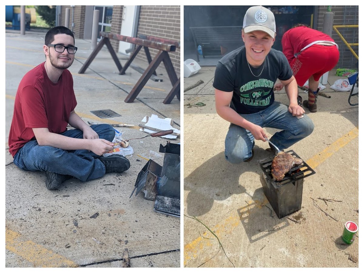 MillstreamCC's tweet image. Great ending to the week here at @MillstreamCC Health Professions worked through a training lab on professionalism with CSi (Community Service Institute) and our senior welders completed their rocket stove build and celebrated with a cookout #theSTREAM #developskills #corevalue2