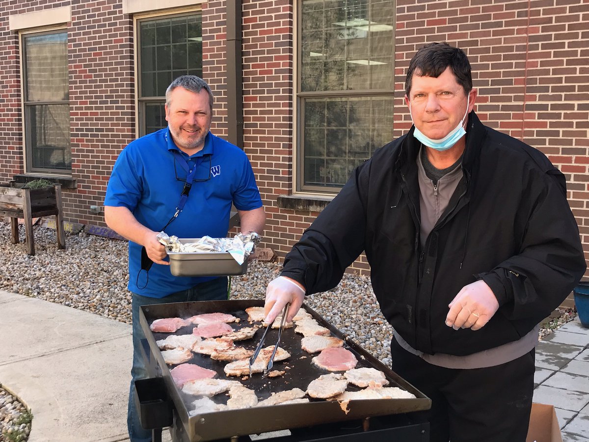 The Belle Aire staff wishes to thank Grill Masters, <a href="/JeffConroywchcs/">Jeff Conroy</a> and <a href="/BrianCa71233802/">Brian Cartwright</a> for the delicious pork tenderloin lunch today.