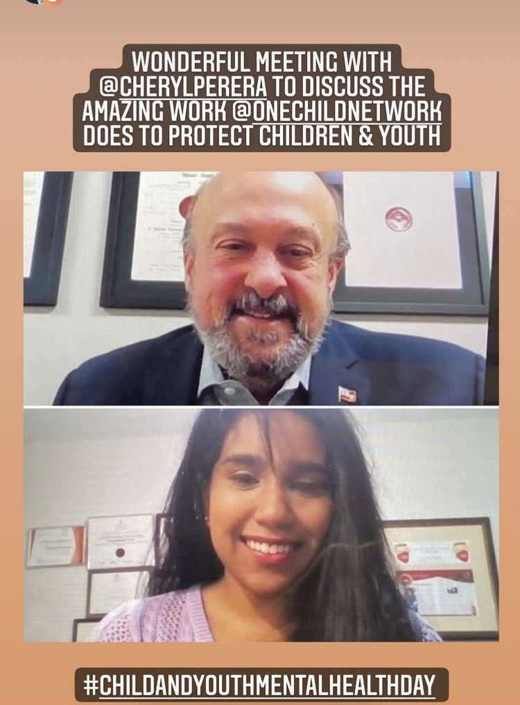 On National Child and Youth Mental Health Awareness Day, it was an honour to speak with Associate Minister <a href="/MichaelTibollo/">Dr. Michael Tibollo</a> about <a href="/OneChildNetwork/">OneChild</a>. Mental health is intimately connected to trafficking.