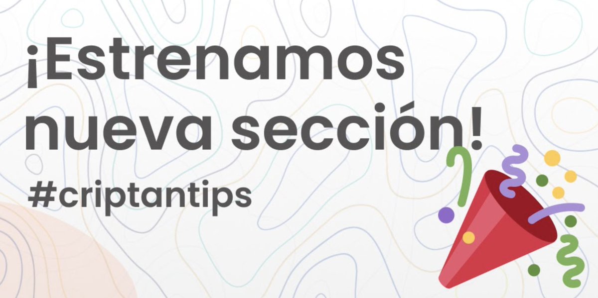 criptanapp's tweet image. ¡Estamos de estreno! 🎉
Criptan inaugura su nueva sección: #Criptantips 🥳
Para que lo aprendas todo acerca del 🌍 cripto 👾
#criptantips #criptoworld #criptomonedas #bitcoin #btc #eth