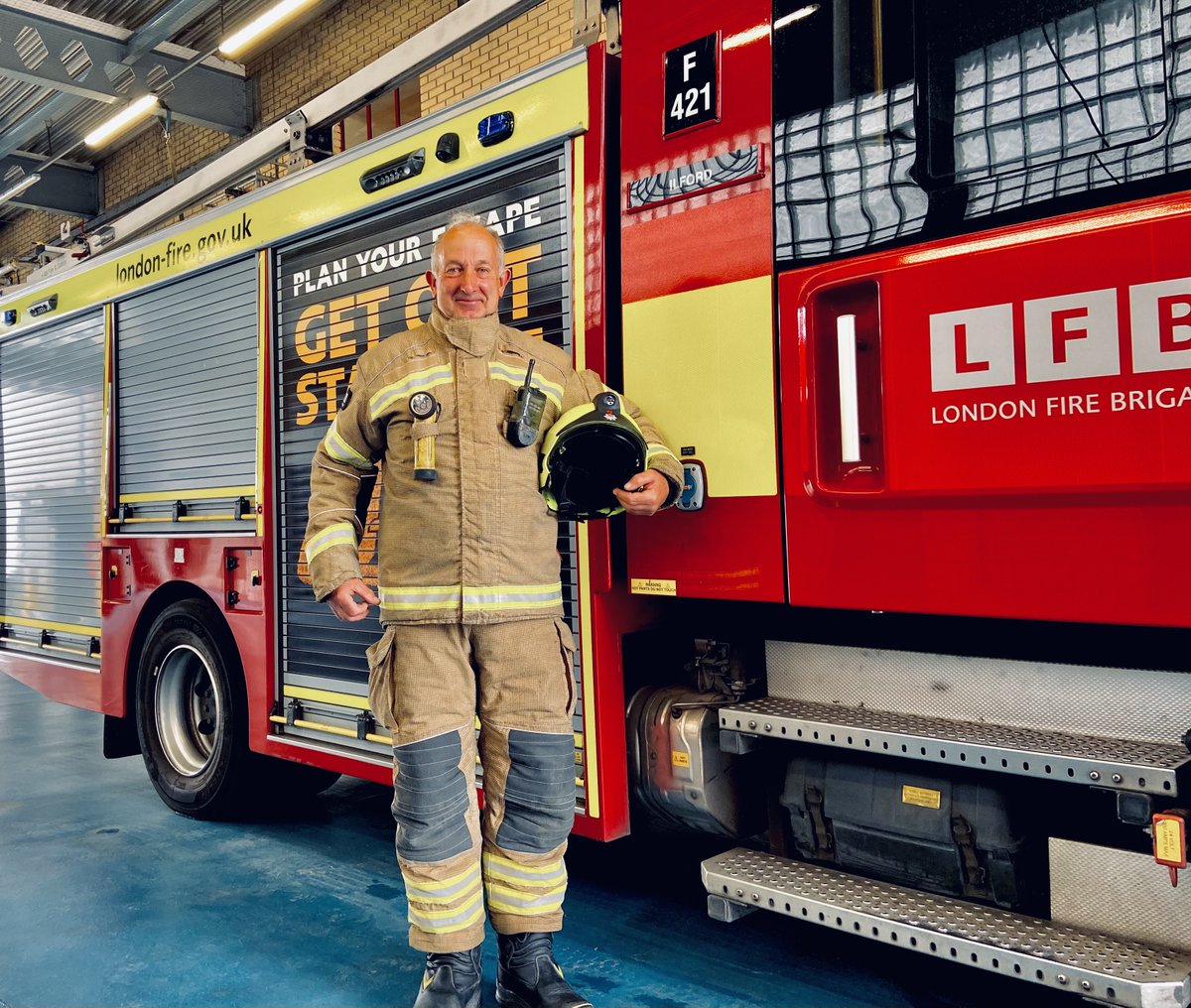LFB Redbridge and in particular F42 Ilford would like to congratulate 42962J FireFighter Bob Lampard for his continued service. Bob joined LFB in 1978 and is now officially the longest serving station-based operational employee. Well done!
<a href="/LondonFire/">London Fire Brigade</a>
  #servingthecommunity