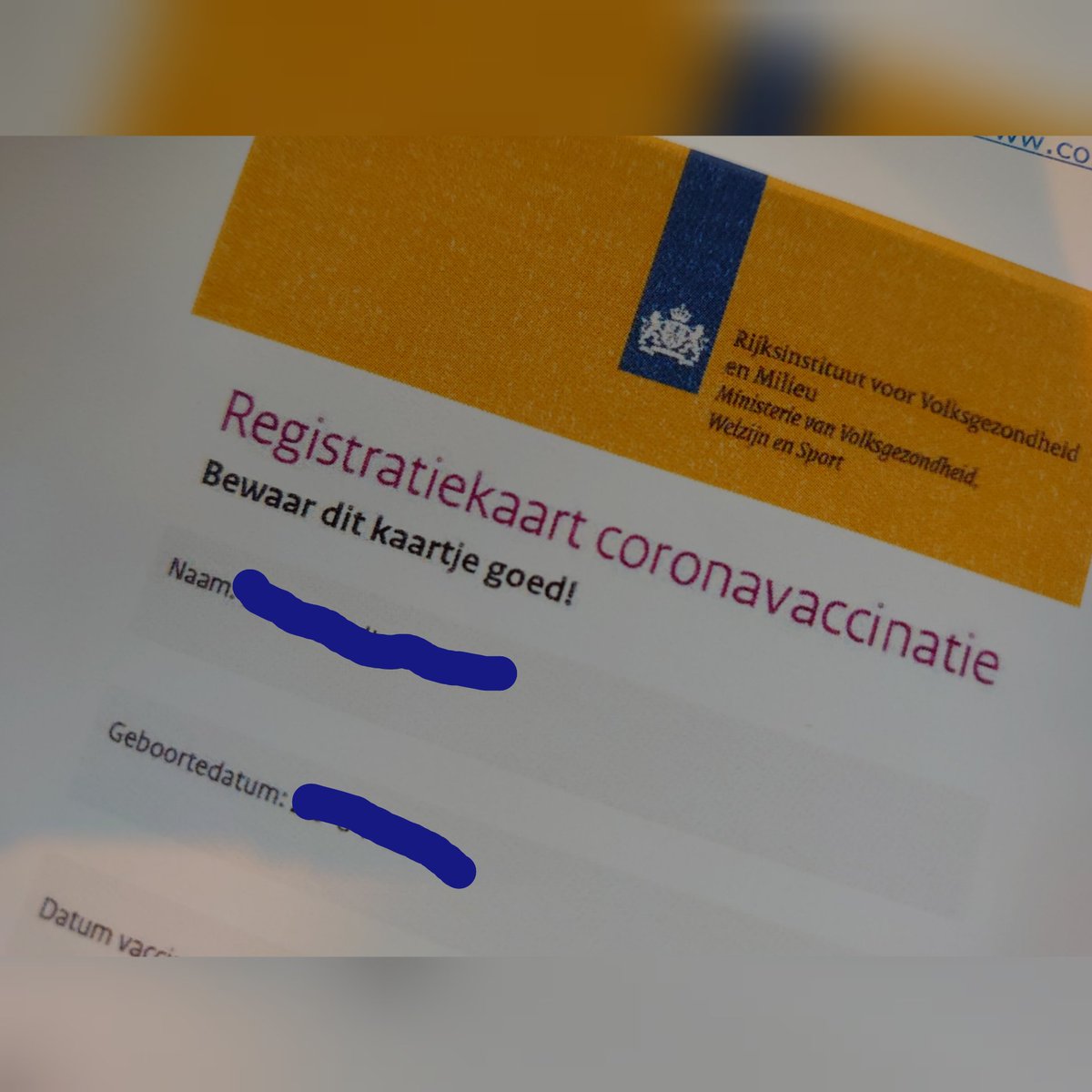 Prik ik heb je !
Die is binnen! Vlekkeloze organisatie, prima geregeld!
#StopCorona #Moderna #antiwappie #ggdhaaglanden #vaccinatie