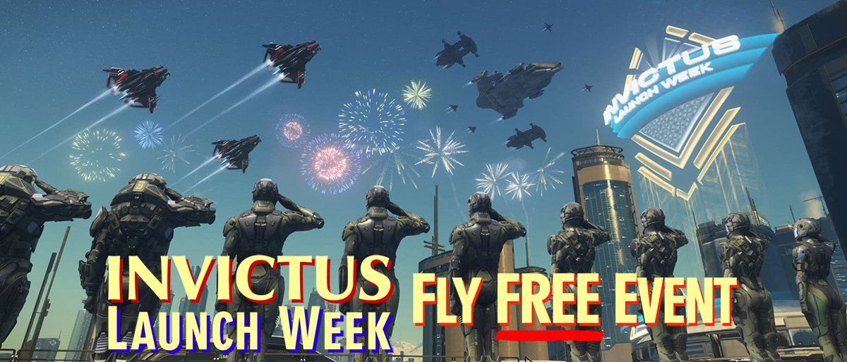 1TSForrest's tweet image. Play Star Citizen FREE!  May 22 - June 3 during the Invictus Launch Week event!
Create FREE Account and receive 5,000 BONUS STARTING CREDITS (5x Normal) here: bit.ly/scjoinbonus

Rent ships FREE at in-game Expo Hall - Play &amp;amp; fly 60+ ships for FREE! invictus2951.com