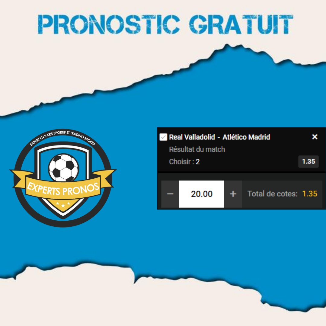 pronos_experts's tweet image. Nouveau safe du jour! Gros matchs!! Si atlético gagne, ils sont champions!! Et franchement, on les voit pas faire autre chose contre valladolid! Gérez vos mises, on sait jamais ce qu'il peut arriver avec les arbitres ;) #TeamParieur