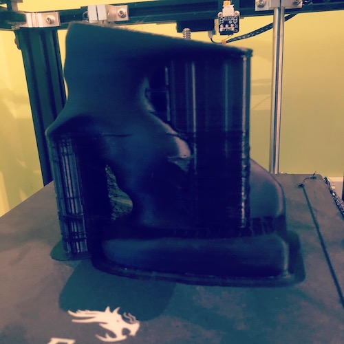 ShootingApps's tweet image. Trial 3D printed grip, turned out better than expected. #Steyr #TargetShooting