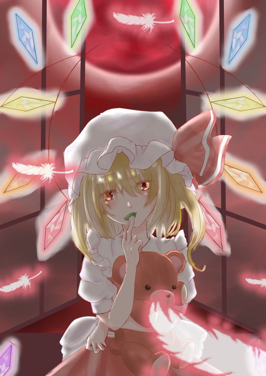 東方 フランちゃん描けた 東方project 東方イラスト フランドール スカ レイ 個ツイ見てね W ﾁﾗｯ のイラスト