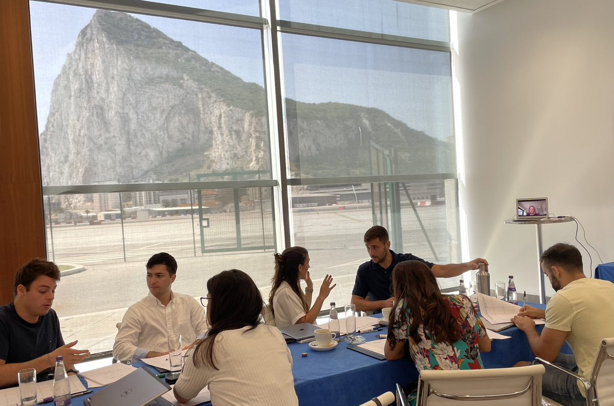 FutureGibraltar's tweet photo. Futures Forward Academy - final workshop today. #Gibraltar the future is bright and in the hands of young people who what to make a difference to their community.@DaniellaTilbury @RandallTL #today4tomorrow #SDGs https://t.co/UzL2kyQiCO