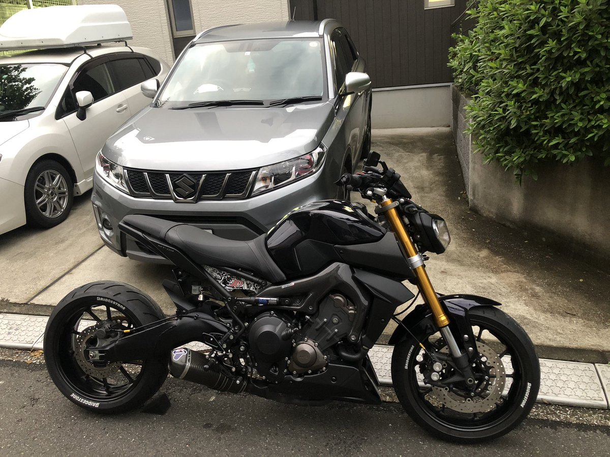ninjatechno1981's tweet photo. 車洗車して09の仕様変更した
リアもう少し落としてショートスタンド入れたら大体完成 https://t.co/0ATdMQaleQ