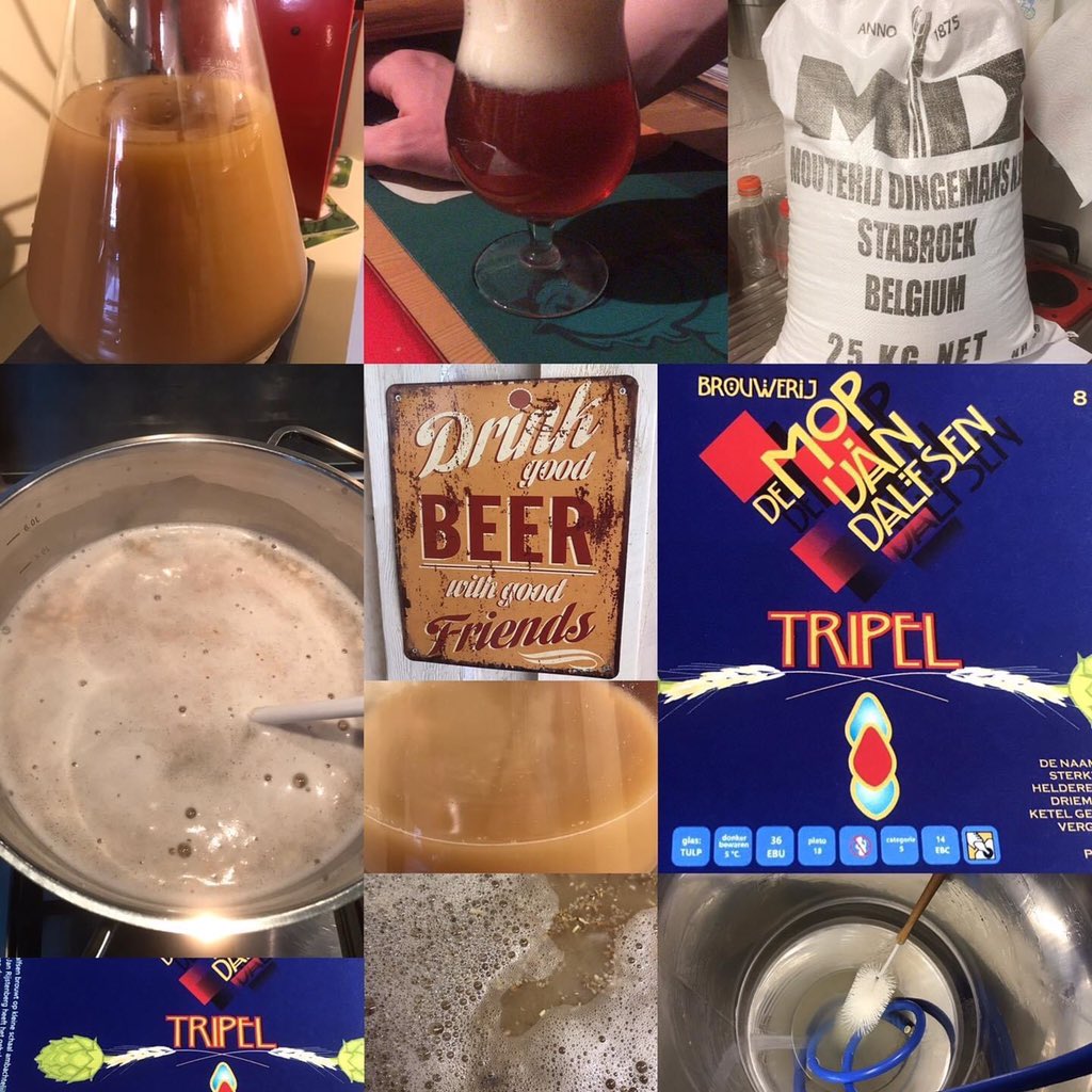 Zo vandaag is het tijd voor #Tripell #workshop #bier #brouwen #ambachtelijk #proost #vechtdal #dalfsen #welovebeer