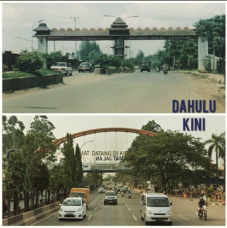 Dulu vs Sekarang. Lau umur berapa pas tugu selamat datangnya masih kek foto yang di atas?