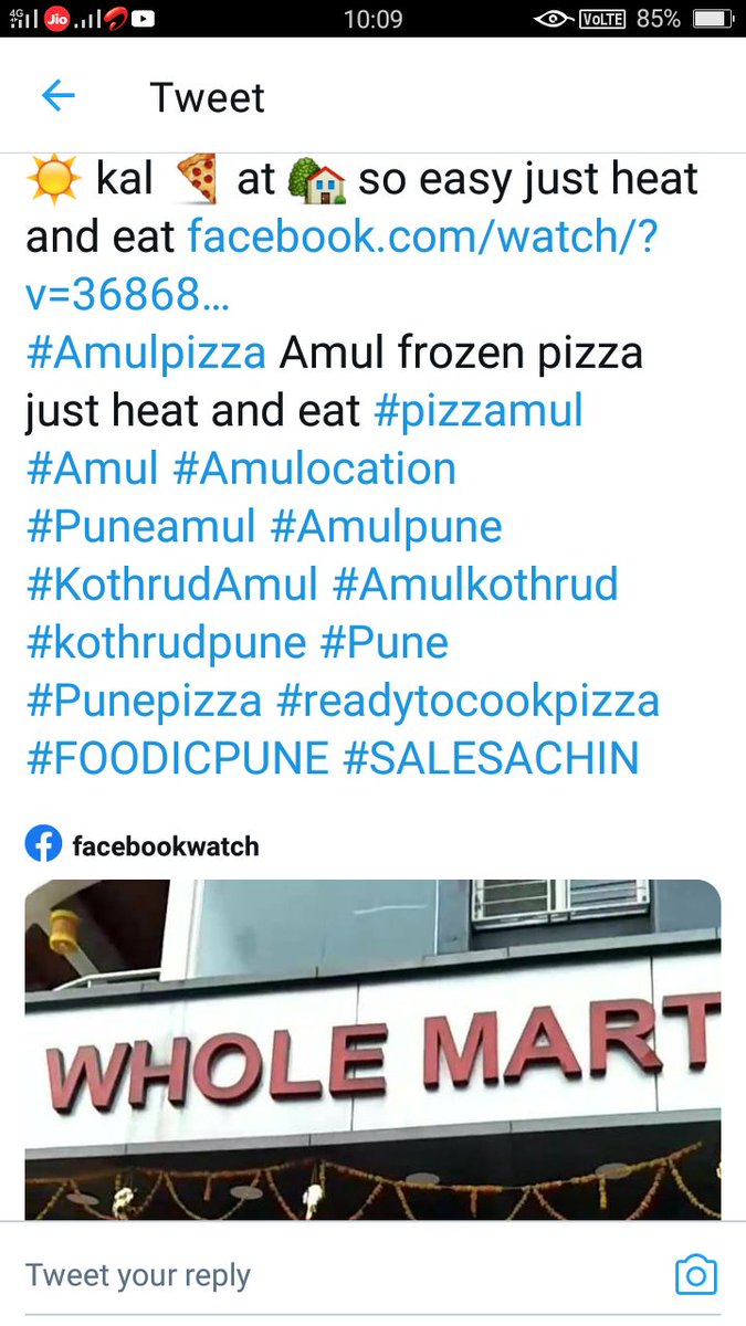 SACHINTAK55's tweet photo. #salesachin #News #Newsales #DigitalMarketing #DigitalIndiamul #Amul #INDIAMUL #DIGITALSALES FOR C for check out my #Digital sales c for check #Hastag at #Google To #Twittter #Instagram #linkedin #Facebook #YOUTUBE
hastag
1) #INDIAMUL
2) #AMULOCATION
3) #PIZZAMUL AND MORE https://t.co/VWyj4doRE9