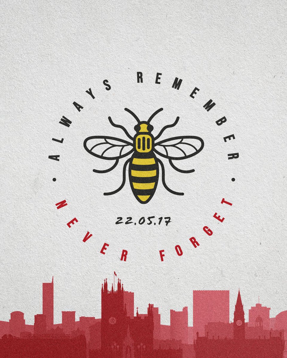 United in remembrance. ❤️

Forever #ManchesterTogether 🐝
