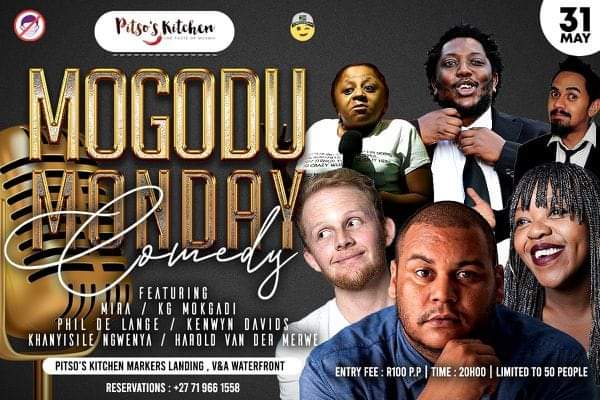 Come through for a dope hangout at my monthly comedy shows in #capetown. Choose umazkhethele. Contact me to book comedians around the country. We are always ready for your entertainment needs.
#DJSBU #StandUpComedy #Cpt