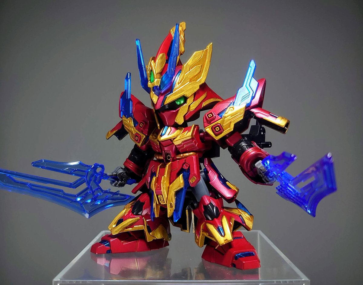 張遼サザビー』完成！ 全塗装で仕上げてみました！ エアブラシでレッド