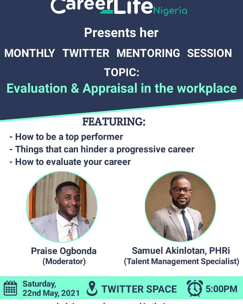 careerlifeglobe's tweet photo. This session is happening today by 5pmπ€ΈπΊ
Come and gain practical insights about how to grow in your career.
Set your alarm for 5pm or turn on notifications.
Come with your questions also π
#CLTMS https://t.co/S7IJUD6h55