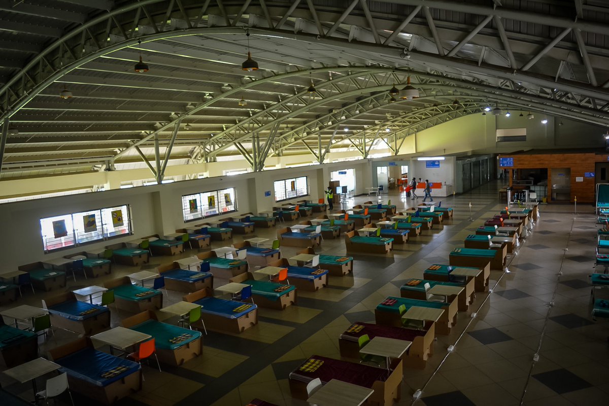 TUFIndia's tweet photo. @mercymission1 and @HBSHospitalblr have set up a #CovidCareCenter at St. Joseph's college, #Bangalore. https://t.co/48tiet5AEF