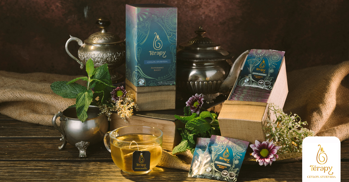 Terapyceylon's tweet photo. Boost your immunity and invigorate your senses with a cup of Peppermint Boost from Térapy Ceylon. Blended with ancient Ayurvedic remedial herbs and organic pure Ceylon tea.
Shop online 👉 https://t.co/NYgbR1gtKk #HerbalTea #CeylonAyurveda #TerapyCeylon https://t.co/H6PnCCqw4q