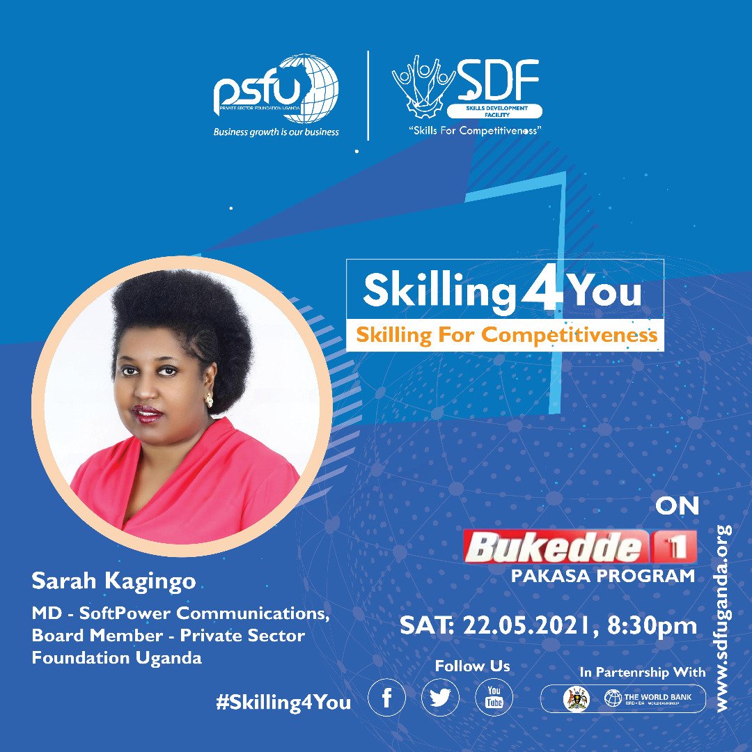 frankbakama's tweet photo. All is set. We are on again #Skilling4You episode happening today on @bukeddetv PakasaProgram at 8:30pm.@SDFUganda Enhancing skills for competitiveness to all Ugandans. @psfued @head_sdfuganda @Educ_SportsUg @mofpedU @GCICUganda @WorldBank #Design4Life @StateHouseUg @SarahKagingo https://t.co/XbpNgyIsCX