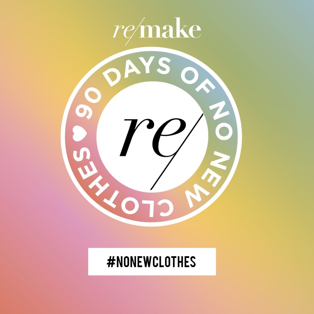 goodbizfest's tweet photo. Can you commit to #NoNewClothes? 

@remakeourworld are setting the challenge to buy no new clothes for 90 days. 

Hitting pause on our purchases will reduce your #carbonfootprint and limit the waste you send to the #landfill.

Take the pledge https://t.co/fbItWP6Db9 https://t.co/bBc2ZZJjSM
