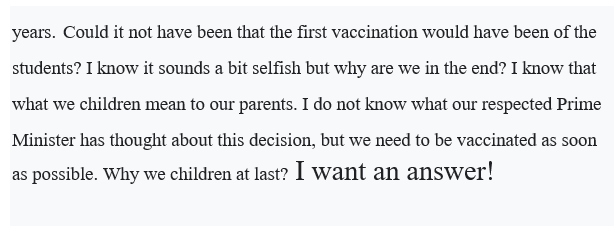 My open letter to the hon'ble president of India on vaccination of children under the age of 18.
@rashtrapatibhvn
 
@ashokgehlot51
 
@PMOIndia
 
@SonuSood 

#vaccinate_dont_procastinate #vaccinatechildren  #vaccination #VaccinationForAll #Modiwithnation?