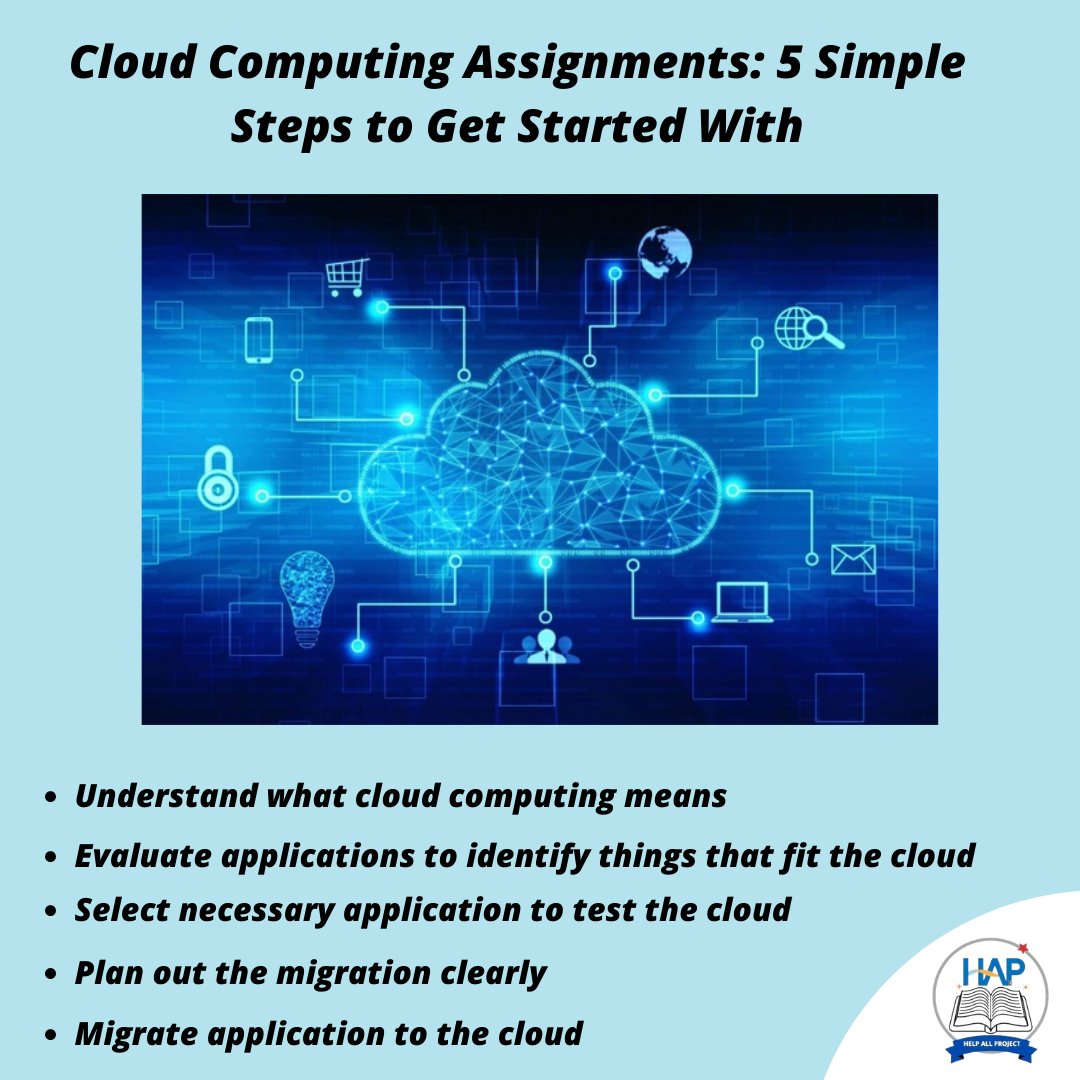 HelpAllProject1's tweet image. Cloud Computing Assignments: 5 Simple Steps to Get Started With
#CloudComputing #itassignments #helpallproject #CloudComputingAssignments
Learn More : helpallproject.com