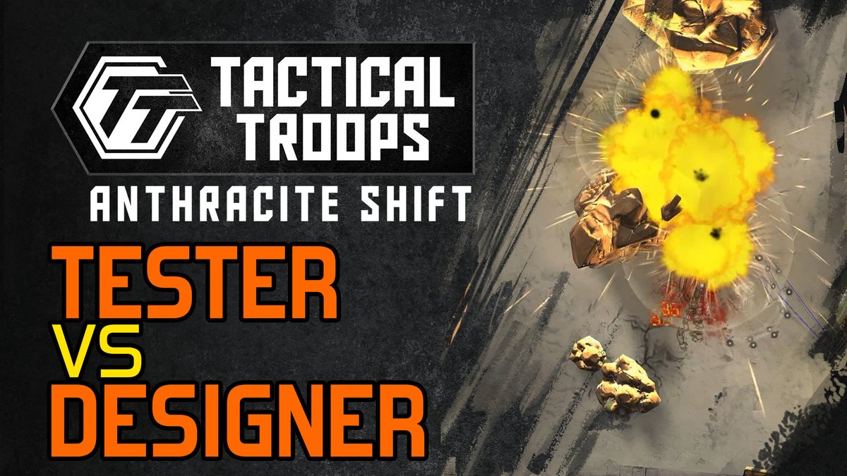 Check out a three-match in #tacticaltroops played between a game designer and a tester. Fast 60-second turns - think less, act more. 

store.steampowered.com/news/app/12668…

#tactics #topdown #indiegame #unity #unity2d #gamedev #games #RETROGAMING