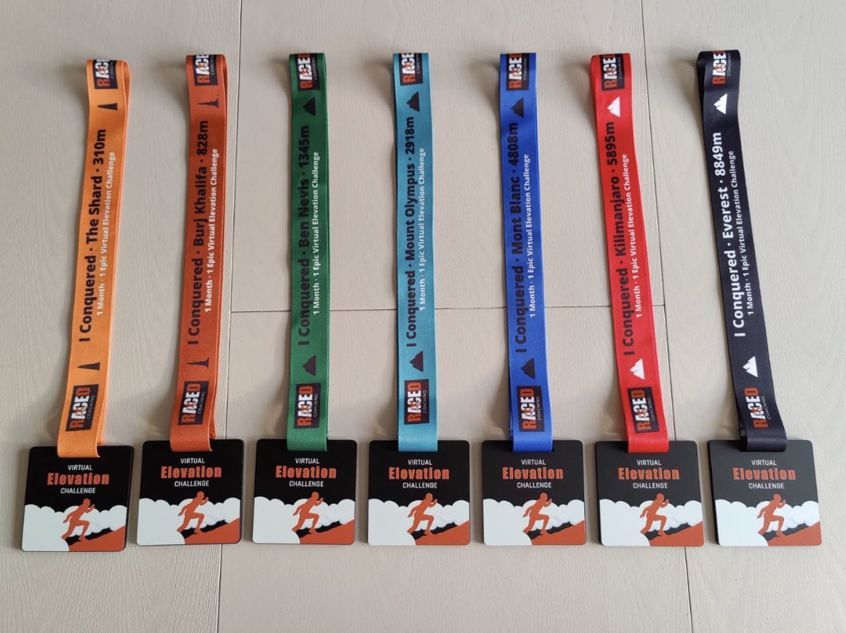 Fancy earning yourself one of our awesome medals made from sustainable materials? Sign up now to see how much elevation you can cover in June. You can get the kids involved as well! virtualchallenges.run
