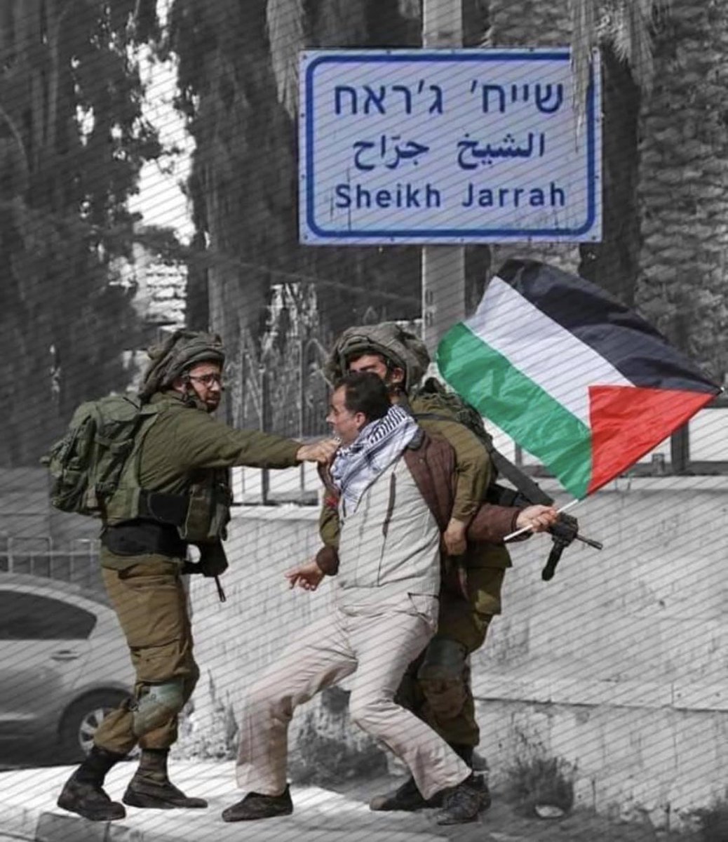 حي الشيخ جراح ما زال يعاني من الاغلاق الغير قانوني، ما زال يواجه خطر التطهير العرقي والتهجير، لا تنسوا حي الشيخ جراح.
#SaveSheikhJarrah #انقذوا_حي_الشيخ_جراح