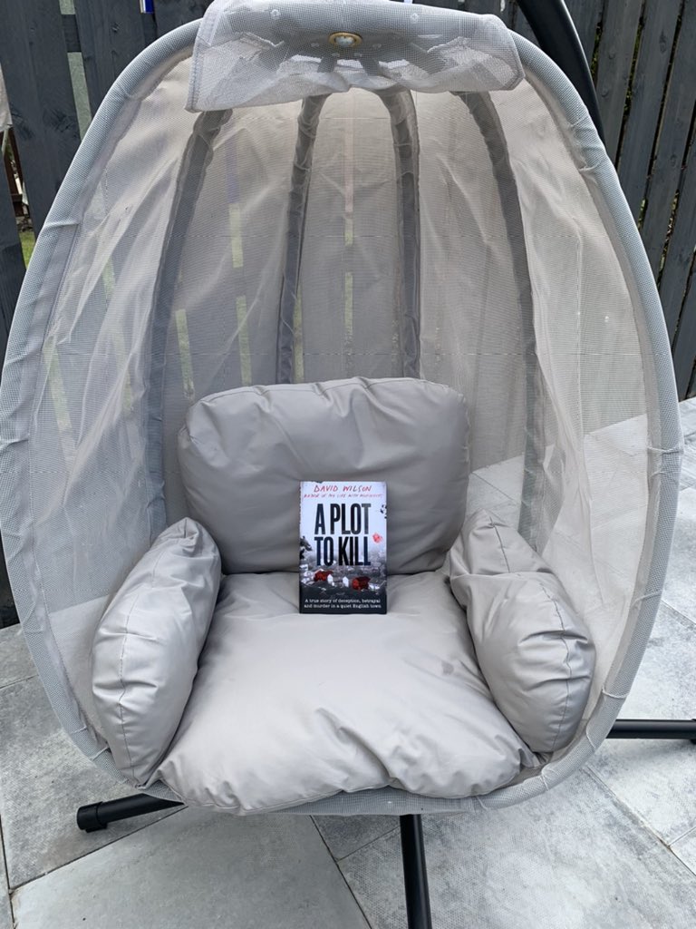 sbairden's tweet photo. And also in the #eggchair this week is THE @ProfDavidWilson with #APlotToKill I’m a little bit giddy at having him in my egg chair! Thank you @Kirsteenastor @LittleBrownUK 💕 https://t.co/iyUL3mfsc2