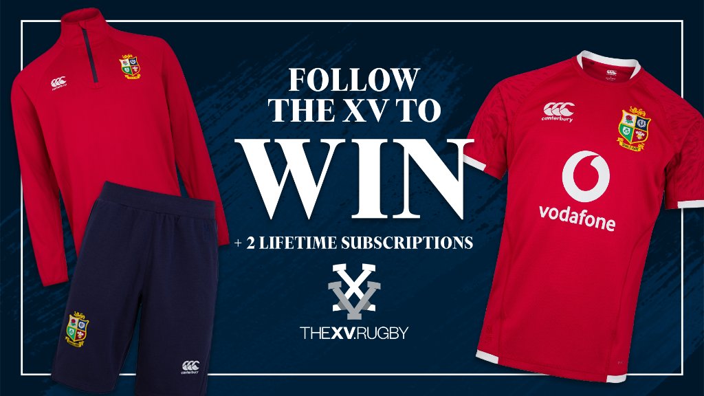 RugbyPass+ (@rugbypassplus) on Twitter photo Here's your chance to win a <a href="/canterburyNZ/">Canterbury</a> <a href="/lionsofficial/">British & Irish Lions</a> kit giveaway as well as two-lifetime subscriptions to The XV for you and a friend 🤗
To enter:
1️⃣ Follow @TheXV
2️⃣ Retweet this post
Competition ends 26th of May - good luck! 😁 Here's your chance to win a <a href="/canterburyNZ/">Canterbury</a> <a href="/lionsofficial/">British & Irish Lions</a> kit giveaway as well as two-lifetime subscriptions to The XV for you and a friend 🤗
To enter:
1️⃣ Follow @TheXV
2️⃣ Retweet this post
Competition ends 26th of May - good luck! 😁