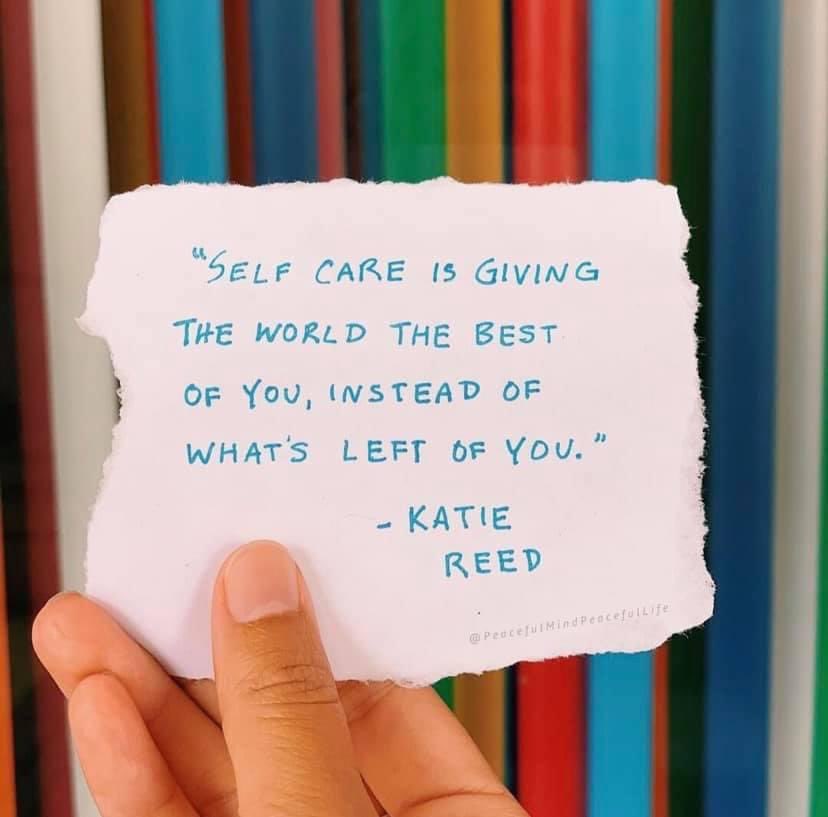 This is so important right now in our school community. Self care techniques can help manage the symptoms of many mental health problems. For more support visit mind.org.uk/information-su…