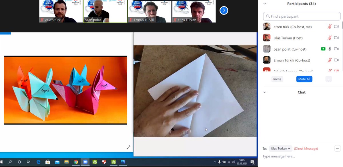 Dijital Eğitimde Fark Yaratanlar Zirvesi sunum günündeyiz. <a href="/bhcshrMardin/">Bahçeşehir Mardin</a> kampüsünden Ozan  Polat hocamız origami ile matematik öğretiminin çocuklardaki pozitif öğrenme katkılarını bizlere anlattı. @dagozlem <a href="/ozgeeasln/">Özge ASLAN</a> <a href="/ErkenCocukluk/">Hale Güneş</a> <a href="/mrtdemirlioglu/">Murat Demirlioğlu</a> <a href="/ulasturkann/">ulaş türkan</a> <a href="/bahcesehir_k12/">Bahçeşehir Koleji</a>